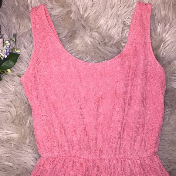 Lace two layer tank dress - Picture 2 of 5